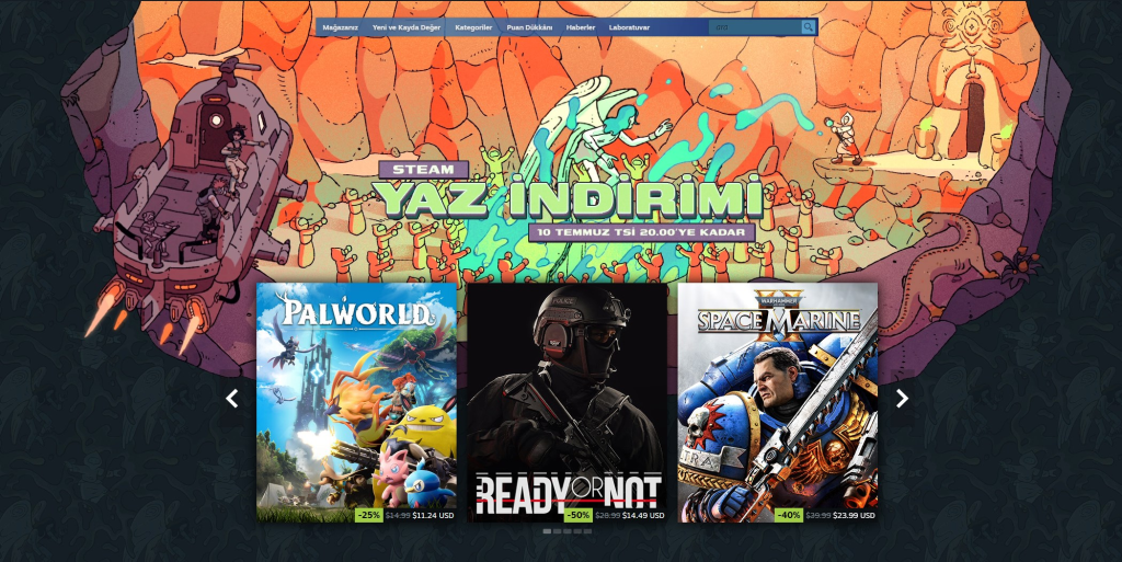 steam yaz indirimleri
