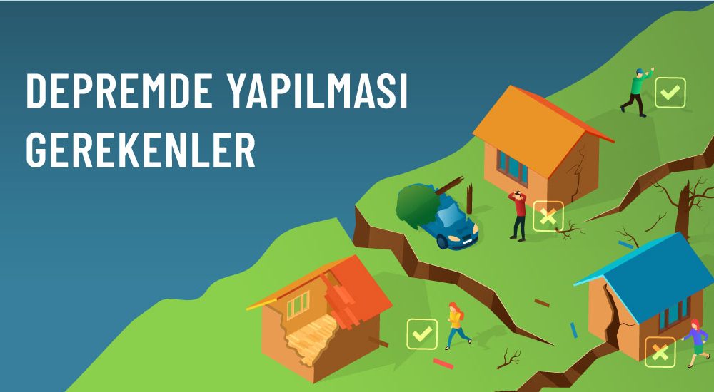 depremde ne yapılmalı
