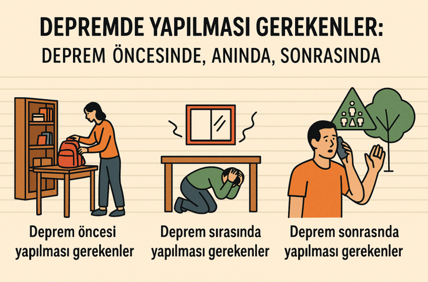 depremde ne yapılmalı
