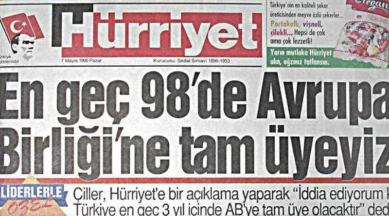 Türkiye’nin Avrupa Birliği Üyelik Sürecinin İnişli Çıkışlı Hikayesi 58 Avrupa