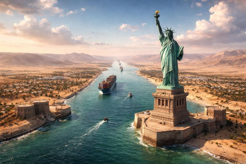 Süveyş İçin Tasarlanan Özgürlük Heykeli’nin Hikâyesi 56 Özgürlük Heykeli